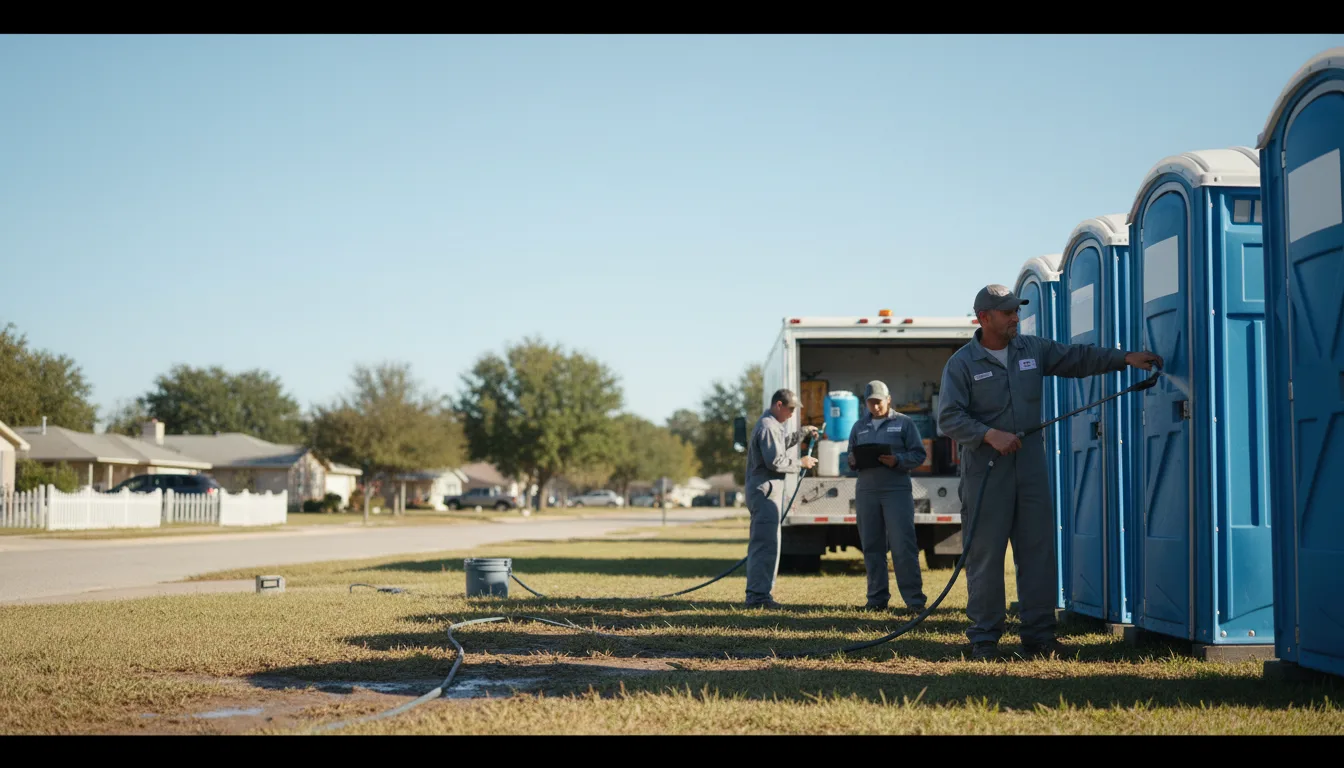 Long-Term Portable Toilet Rental in Bellefontaine, OH near me